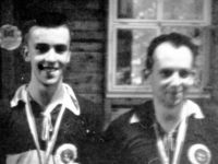 Badische Meisterschaft in der Radsporthalle Konstanz, 1957