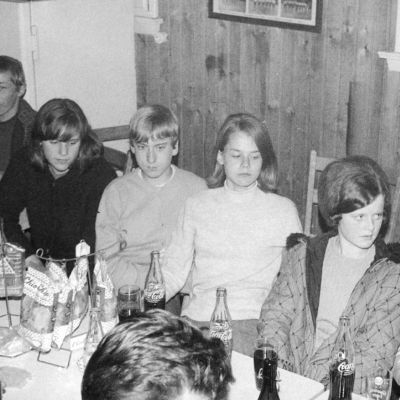 Die Mädchen-Reigenmannschaft des Velo-Club Konstanz, 1967